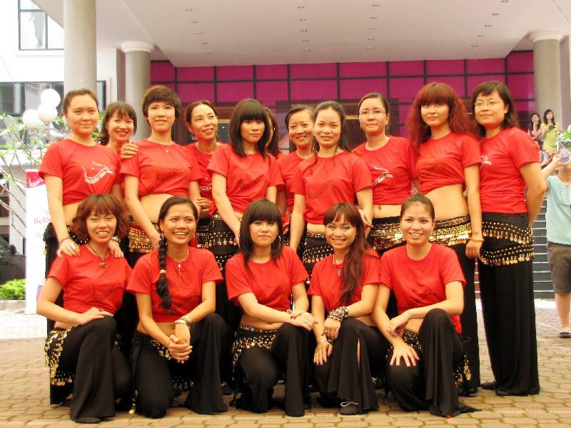 Các vũ công tham gia biểu diễn