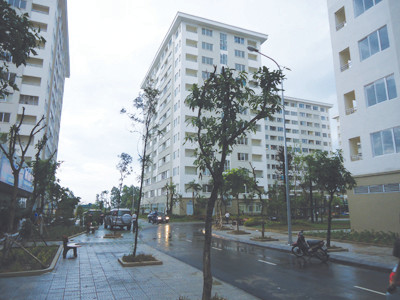 Nhà TNT tại Đặng Xá (Gia Lâm) Ảnh: Ngọc Mai