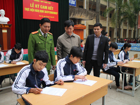 1.700 học sinh nói không với pháo