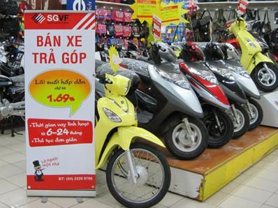 Khổ vì mua xe máy trả góp