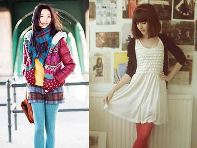Diện quần tất đẹp long lanh trong mùa đông