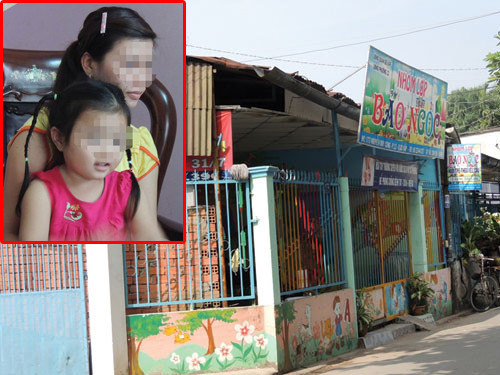 Bé gái 3 tuổi 'tố' bị bảo mẫu 'làm bậy'