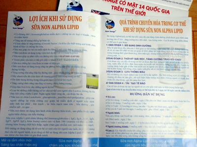 Sữa non Alpha Lipid quảng cáo như “thần dược”