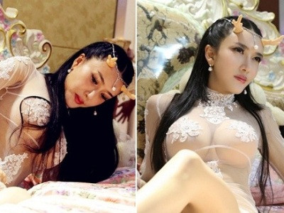 ‘Đối thủ Can Lộ Lộ’ lại ưỡn ẹo khoe ngực