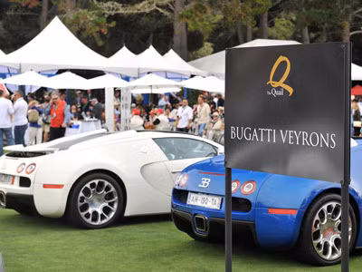 Bugatti Veyron tụ họp tại ngày hội xe hơi Quail