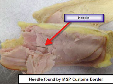 FBI điều tra vụ bánh mỳ nhân… kim tiêm