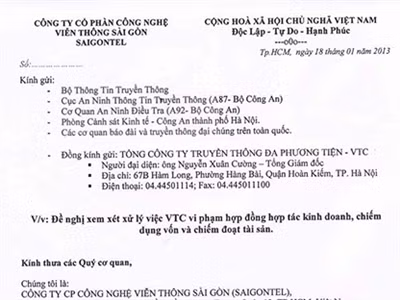Toàn cảnh ‘cuộc chiến’ Saigontel và VTC