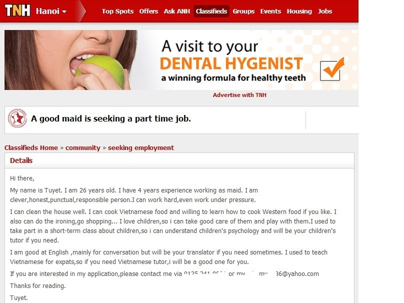 Tự học tiếng Anh, ‘ôsin’ lên mạng săn chủ Tây