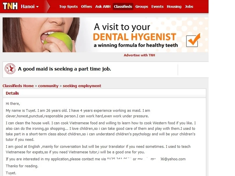 Tự học tiếng Anh, ‘ôsin’ lên mạng săn chủ Tây