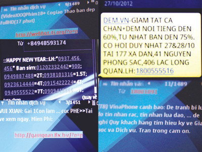 Vì sao tin nhắn rác hoành hành?