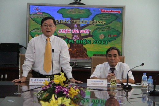 Phát động cuộc thi viết Tiết kiệm điện