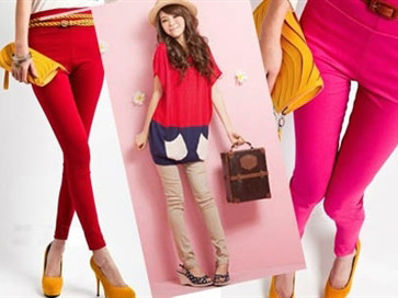 Mùa hè sôi động cùng skinny sắc màu