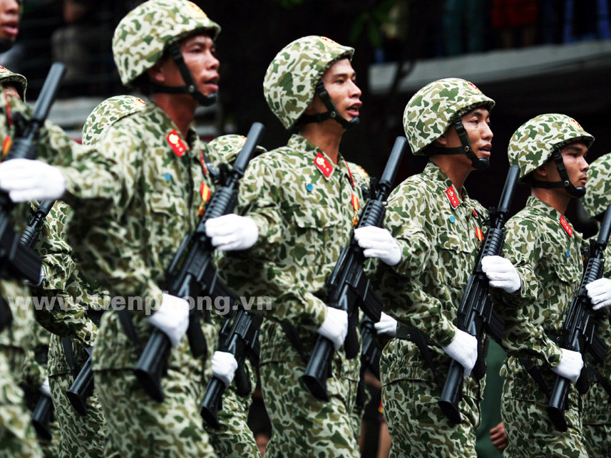 Toàn cảnh lễ diễu binh diễu hành