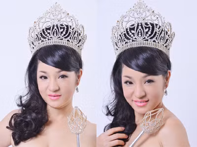 Danh hài Thúy Nga đội vương miện như hoa hậu