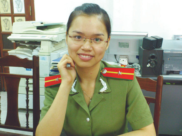 Thủ khoa, trưởng nhóm bài thi. Ảnh: Nguyễn Hà