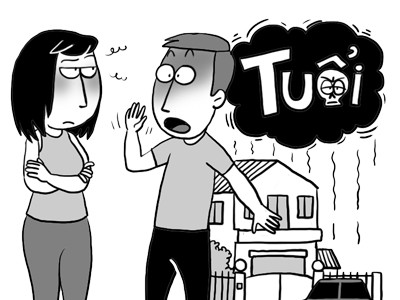 Anh ấy hứa hứa mua nhà, ô tô...