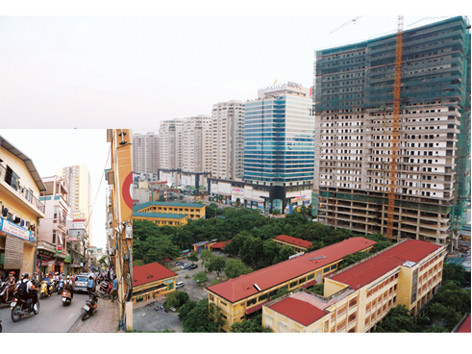 Ngộp thở vì “phố chung cư”