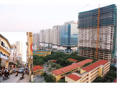 Ngộp thở vì “phố chung cư”