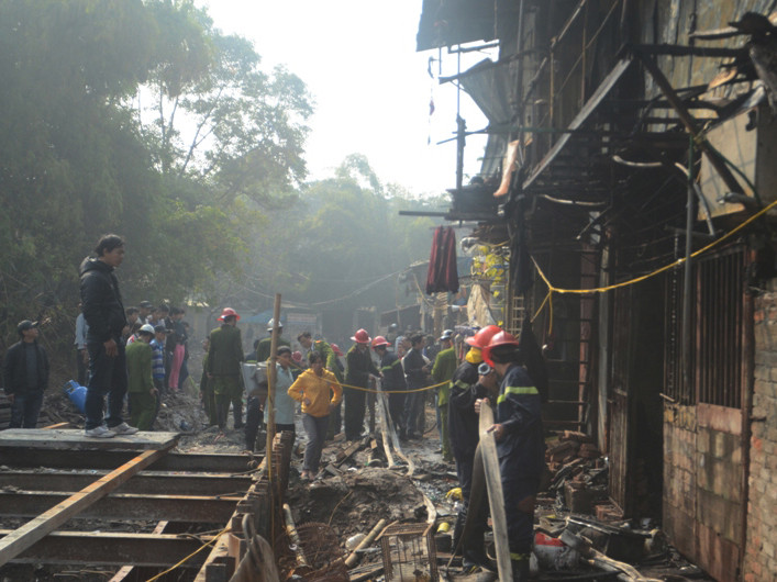 Cả gia sản bị lửa thiêu rụi ngày đầu năm