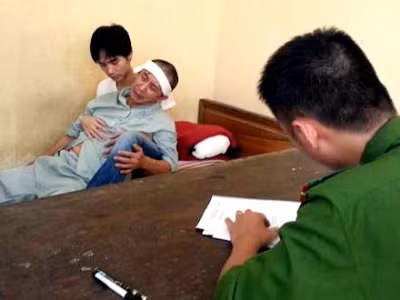 Ông Chí tại cơ quan điều tra chiều 29/5