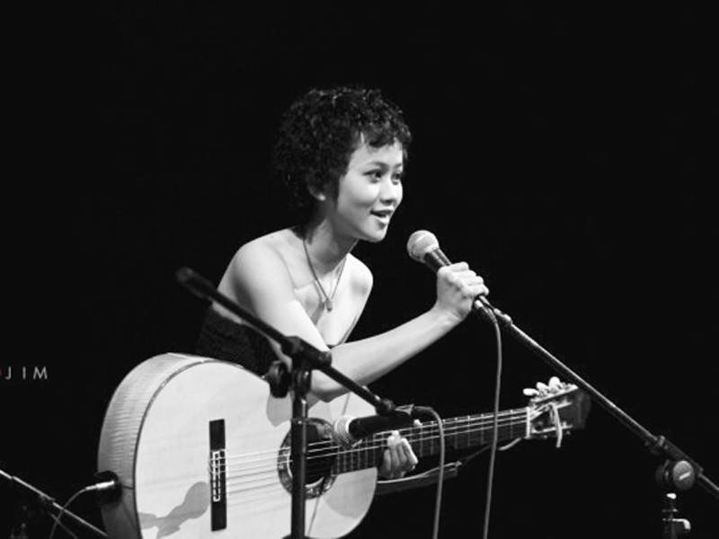 Lê Cát Trọng Lý trong buổi biểu diễn hồi tháng 3