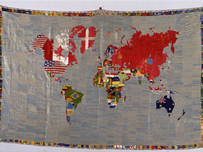 Bản đồ thế giới bằng…quốc kì