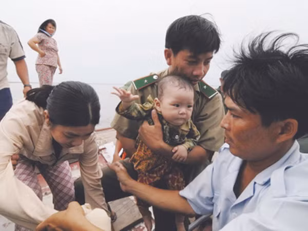 Sơ tán dân tại huyện Cần Giờ, TPHCM