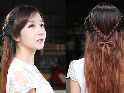 Tóc tết dễ thương cho ngày cuối tuần