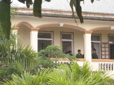 Nghệ An: Nổ tại phòng làm việc ủy ban xã