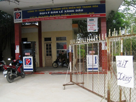 Cửa hàng ngừng bán xăng từ... trước Tết