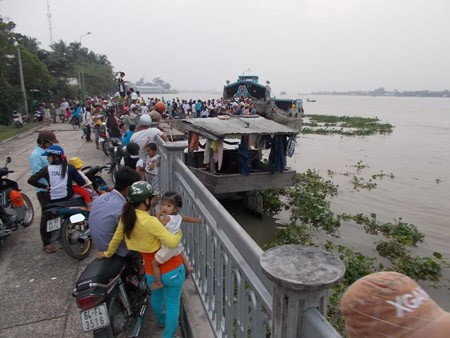 Bắt được cá hô gần 120kg trên sông Tiền