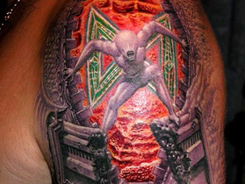 'Sốc' với những hình xăm 3D