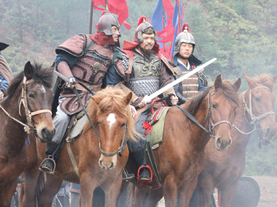 Cảnh phim “Lý Công Uẩn - Đường tới thành Thăng Long”