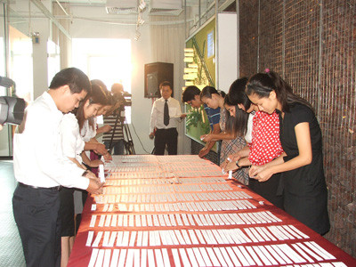 Bốc thăm mua nhà tại một dự án bất động sản Hà Nội