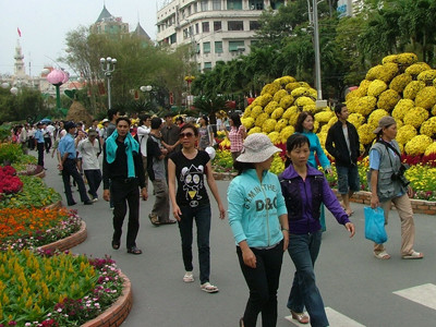 Thương hiệu 'đường hoa Nguyễn Huệ' tuổi lên 10