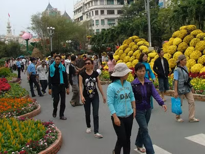 Thương hiệu 'đường hoa Nguyễn Huệ' tuổi lên 10
