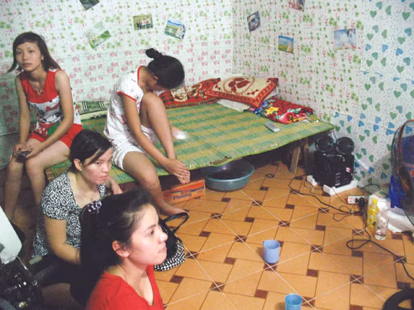 Một phòng trọ của nữ công nhân tại KCN Thăng Long, Hà Nội Ảnh: Ngọc Mai