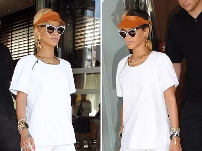 Rihanna diện trang sức độc