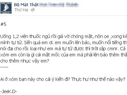 Facebook 'Hot teen Đà thành' mỉa mai nữ sinh tự tử