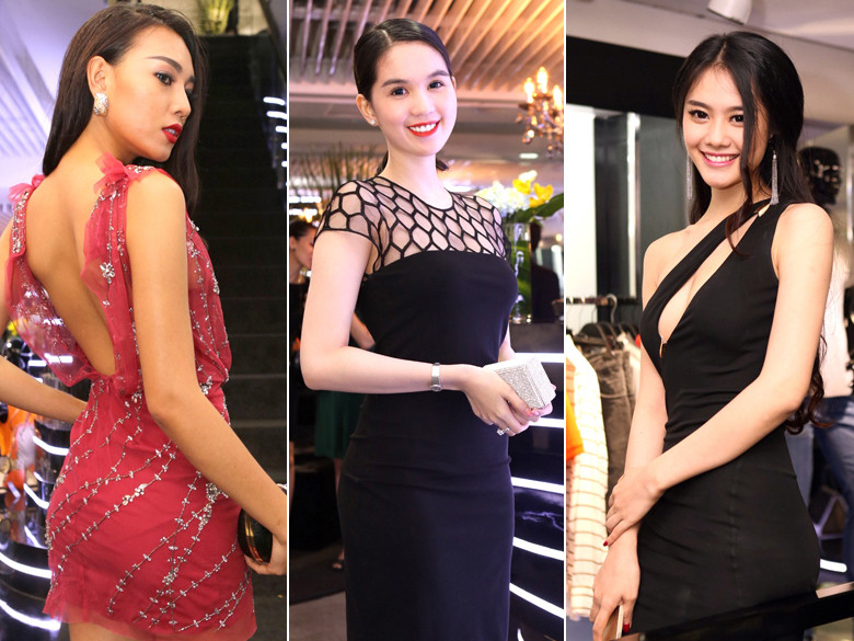 Ngọc Trinh kín đáo, lép vế giữa dàn mỹ nhân gợi cảm