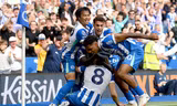Brighton ngược dòng đánh bại Man City trên sân nhà 