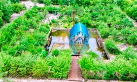 Vị trí đặc biệt của ngôi tháp Chăm hơn nghìn năm tuổi tại Huế bị ngâm nước