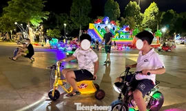 Đà Nẵng xử lý tình trạng xe điện trẻ em không phép tại các công viên