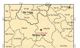 Hai ngày, Quảng Ngãi hứng chịu 6 trận động đất