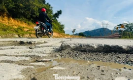 Đơn vị thuộc Cục Đường bộ thông tin về tình trạng của đèo Lò Xo 