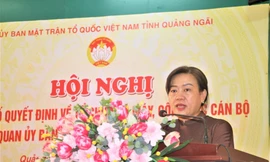 Công bố nhân sự lãnh đạo và bộ máy Ủy ban MTTQ Việt Nam tỉnh Quảng Ngãi