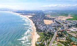 Dự án góp phần tăng giá trị sử dụng quỹ đất, tạo cảnh quan, xanh sạch đẹp và tiện ích, nâng cao đời sống vật chất và tinh thần cho người dân khu vực thực hiện dự án (Trong ảnh: khu vực thuộc xã Cát Tiến).