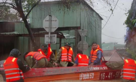 Gia Lai mưa lớn trên diện rộng, ngập sâu hơn 2m