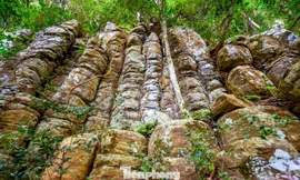 Kỳ vĩ bức tường đá khổng lồ, sừng sững giữa đại ngàn Gia Lai