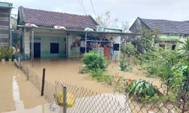 Mưa lớn gây ngập lụt ở Gia Lai